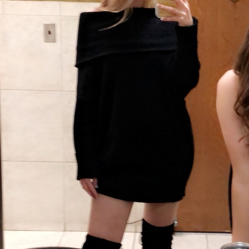 Black Off-Shoulder Dress